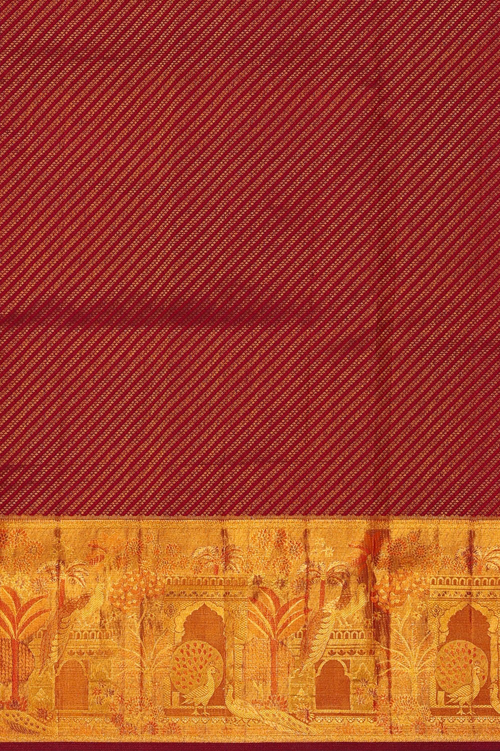 Image of Kanchipattu Silk Peach Pink Saree