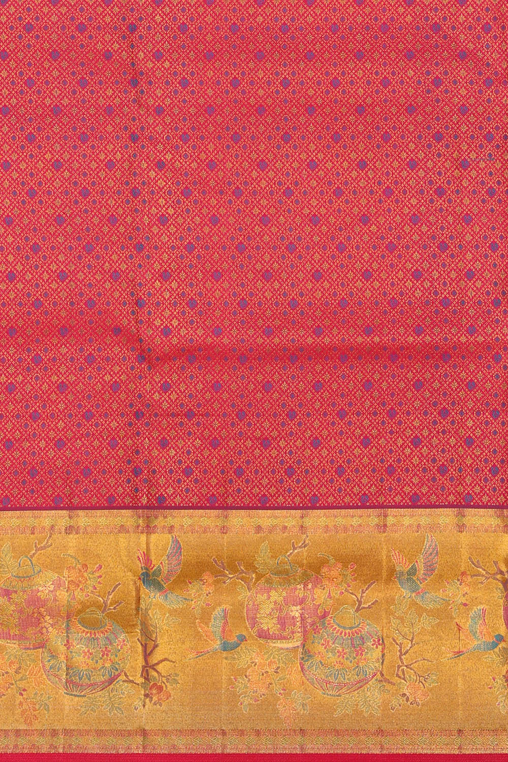 Image of Kanchipattu Brocade Blue Saree