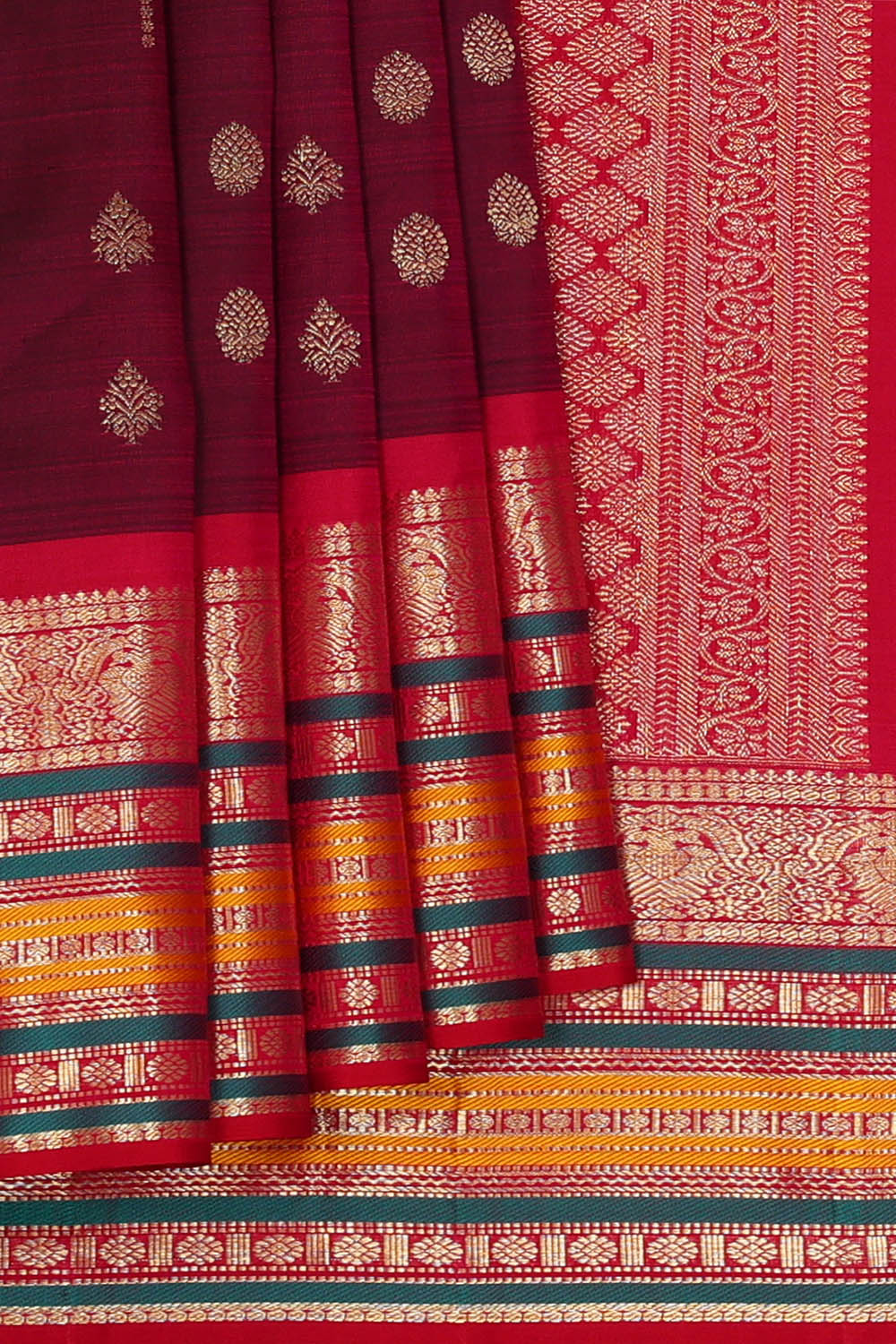 Image of Kanchipattu Silk Purple Saree