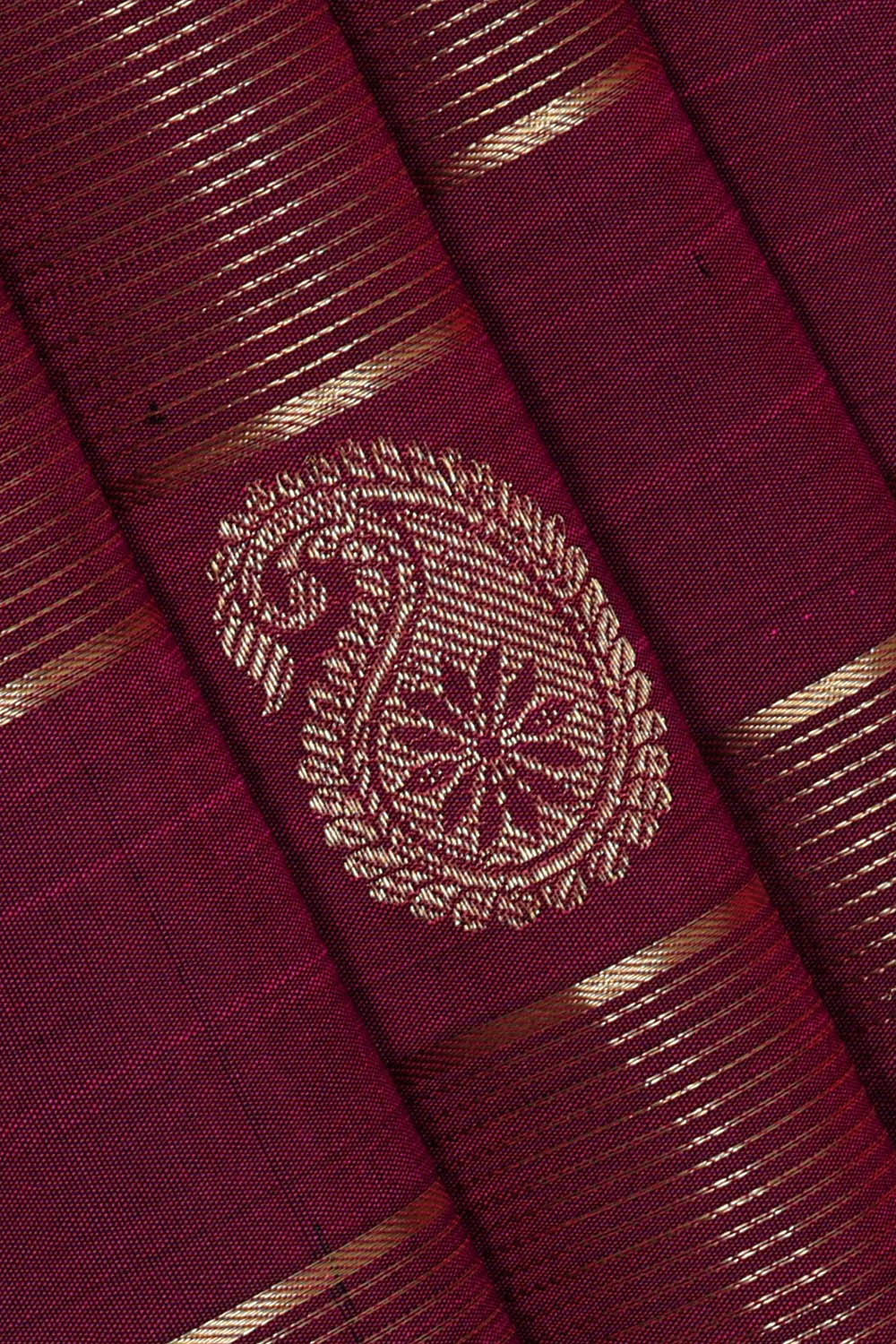 Image of Kanchipattu Silk Purple Saree