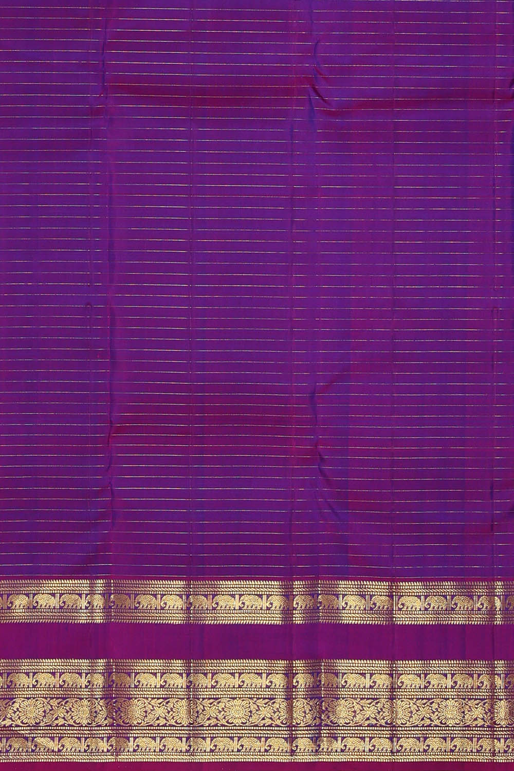 Image of Kanchipattu Silk Blue Saree