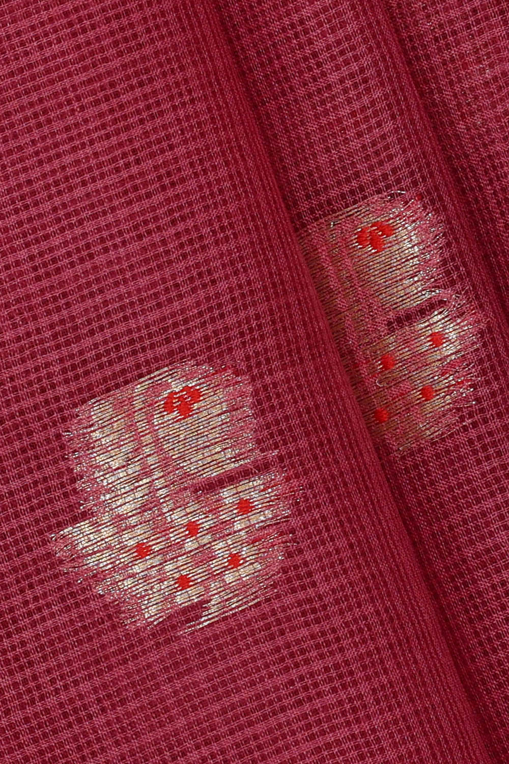 Image of Kota Silk Pink Saree