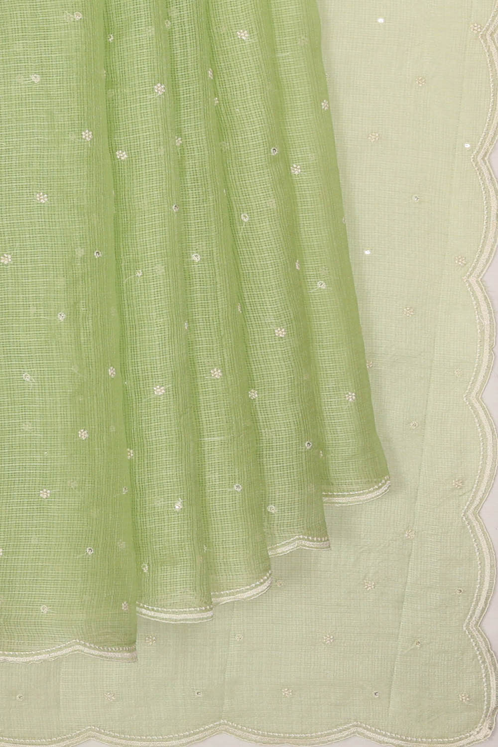 Image of Kota Silk Light Green Saree