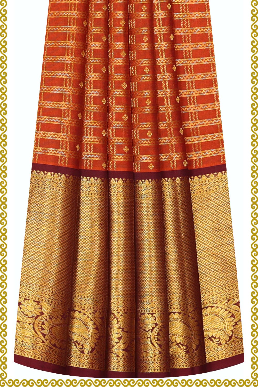 Image of Kanchipattu Pavada Unstitched Set