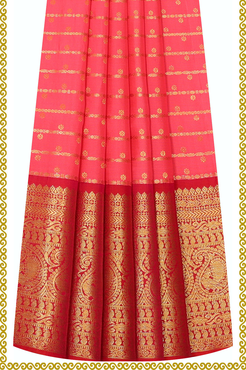 Image of Kanchipattu Pavada Unstitched Set