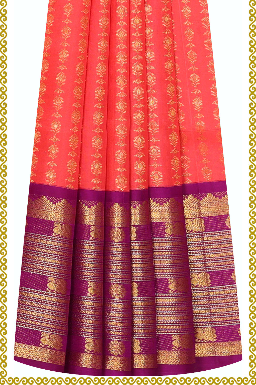 Image of Kanchipattu Pavada Unstitched Set