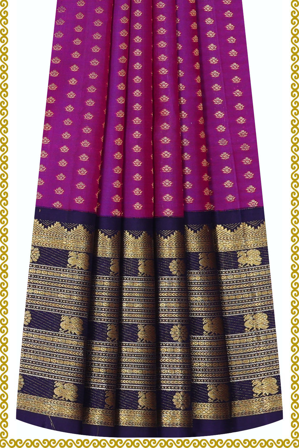 Image of Kanchipattu Pavada Unstitched Set