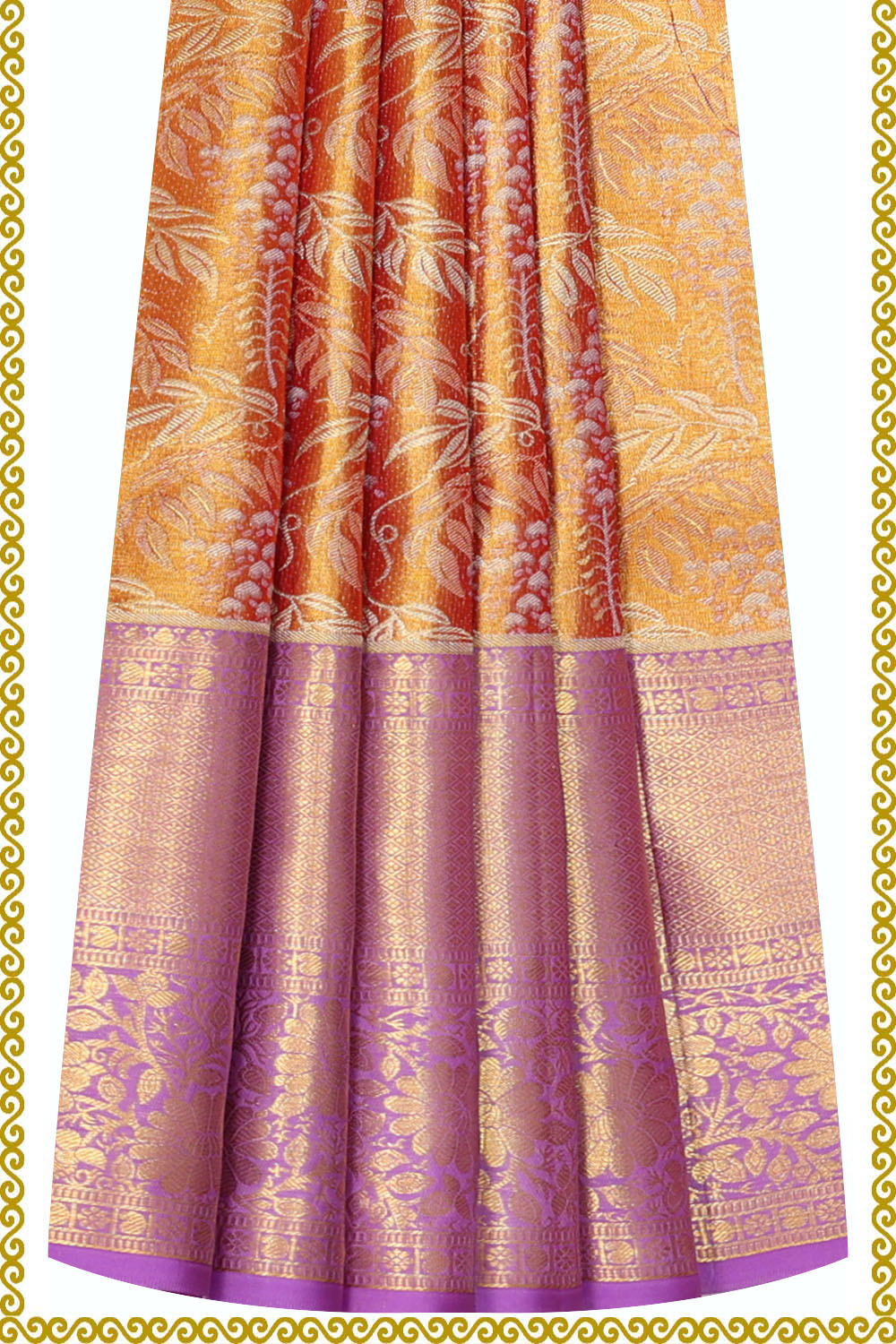 Image of Kanchipattu Pavada Unstitched Set