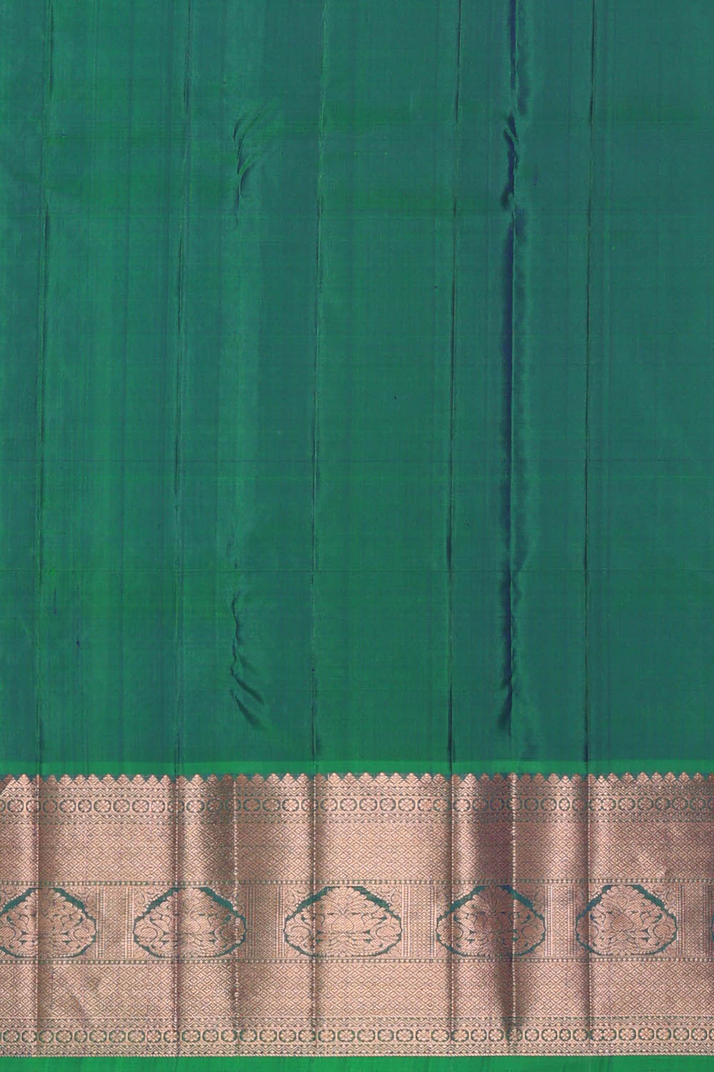 Image of Kanchipattu Silk Blue Saree