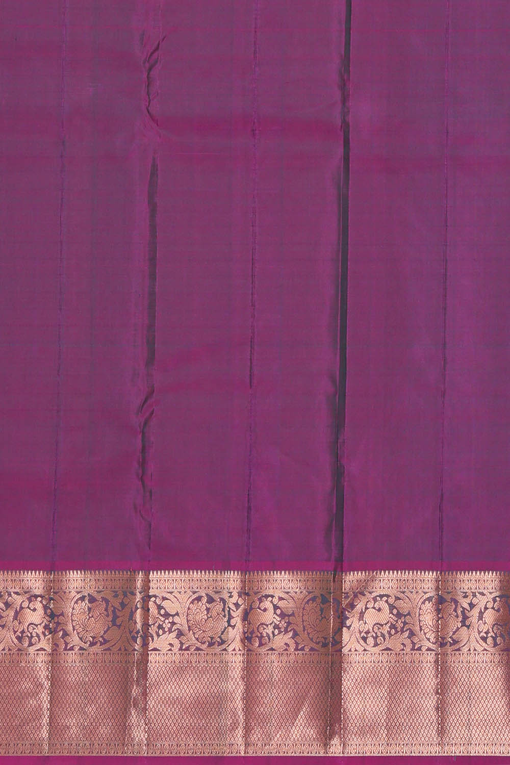 Image of Kanchipattu Silk Blue Saree
