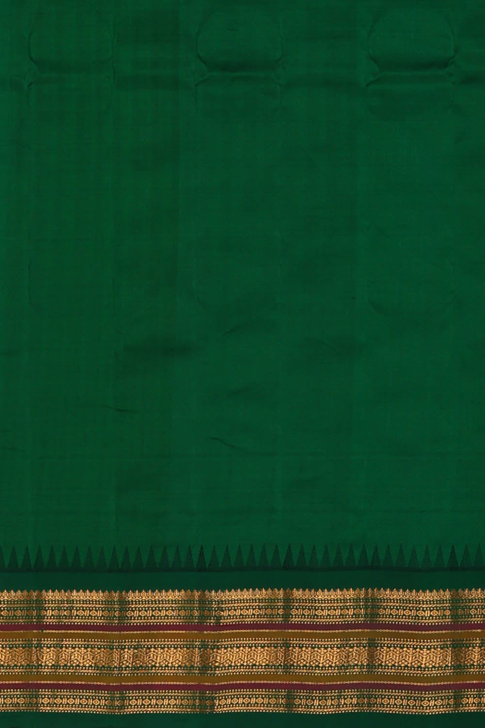 Image of Gadwal Silk Pink Saree