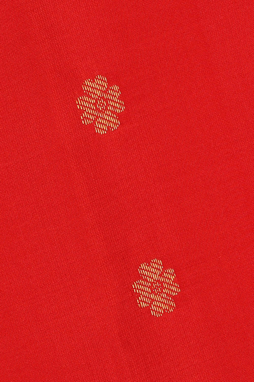 Image of Gadwal Silk Red Saree