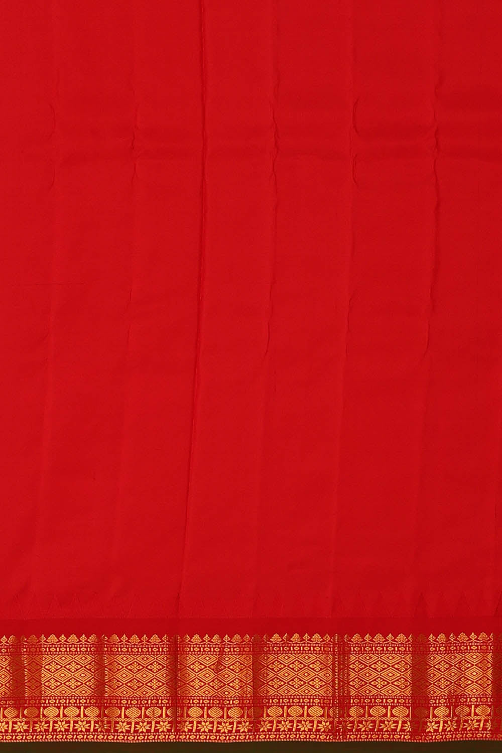 Image of Gadwal Silk Green Saree