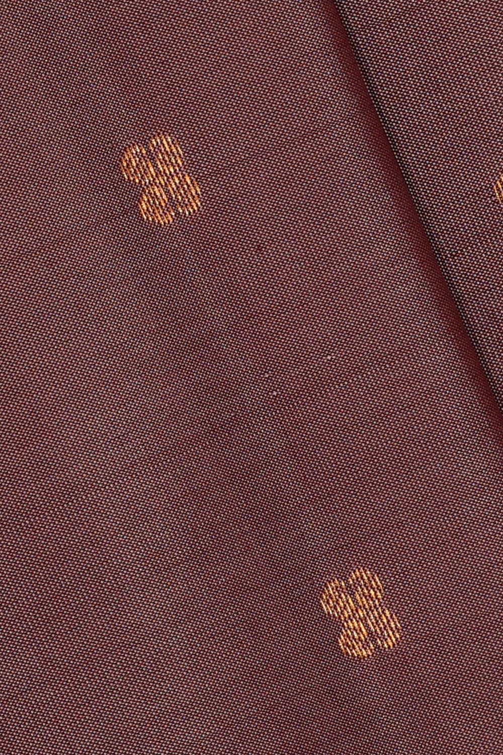 Image of Gadwal Silk Light Brown Saree