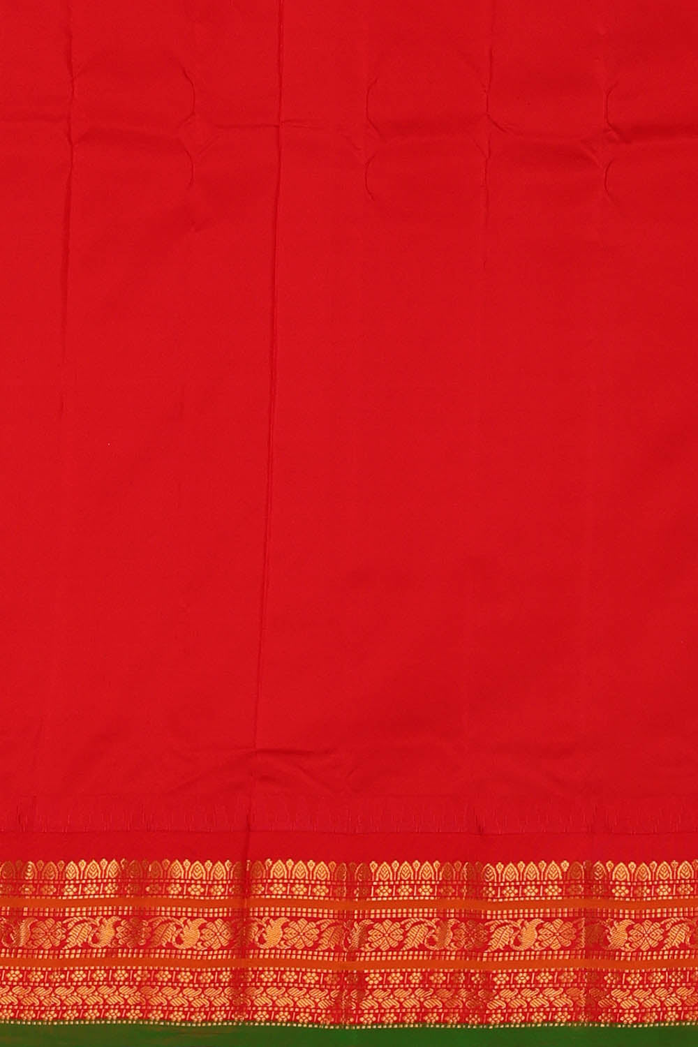 Image of Gadwal Silk Light Brown Saree