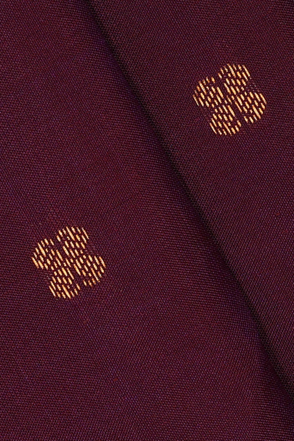 Image of Gadwal Silk Wine Purple Saree