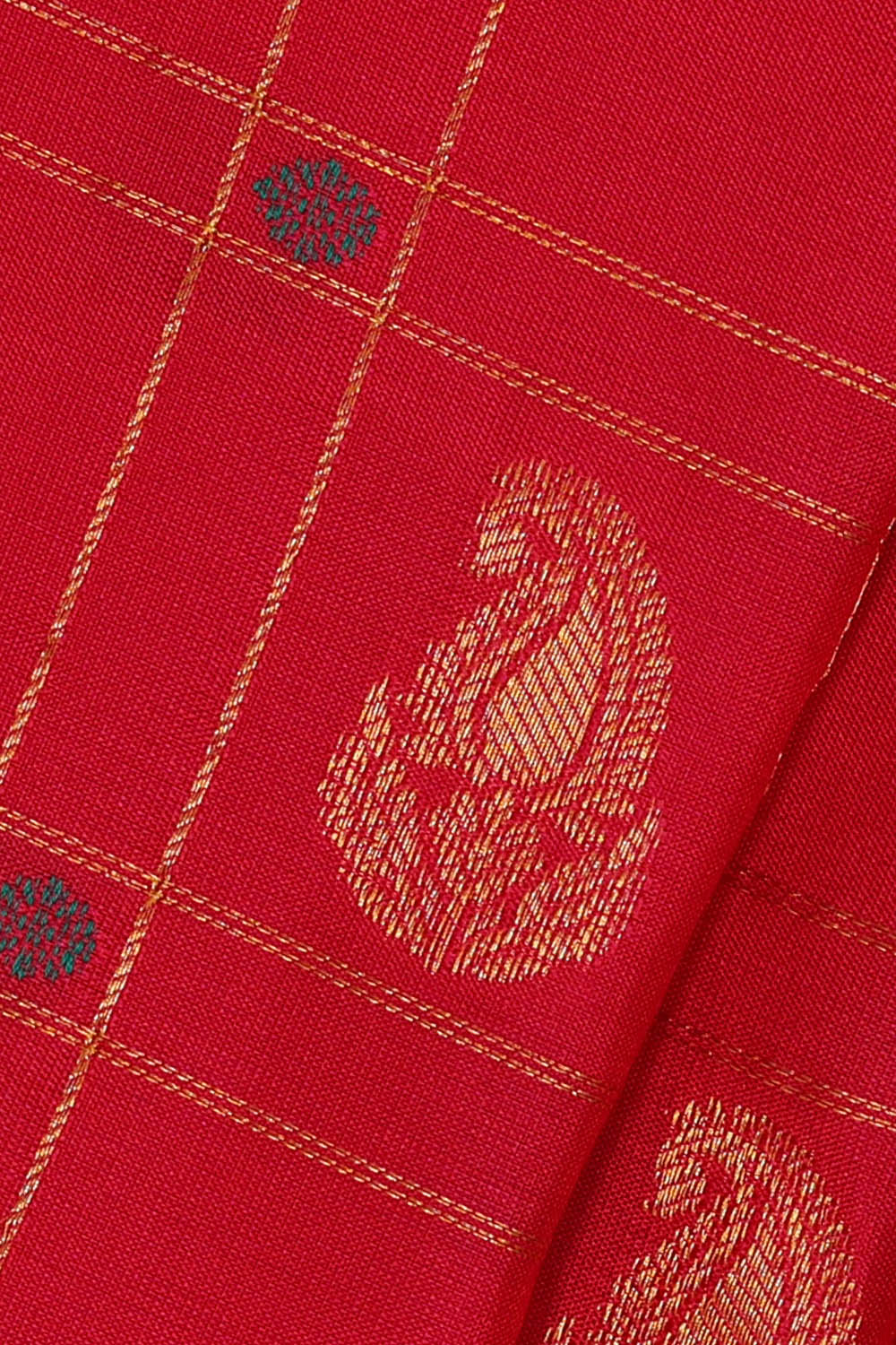 Image of Gadwal Silk Pink Saree