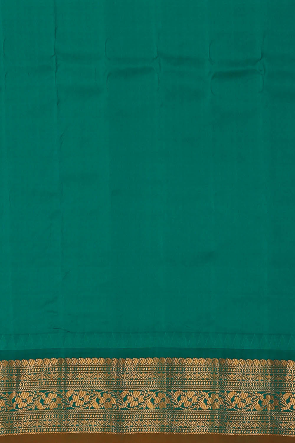 Image of Gadwal Silk Peach Saree