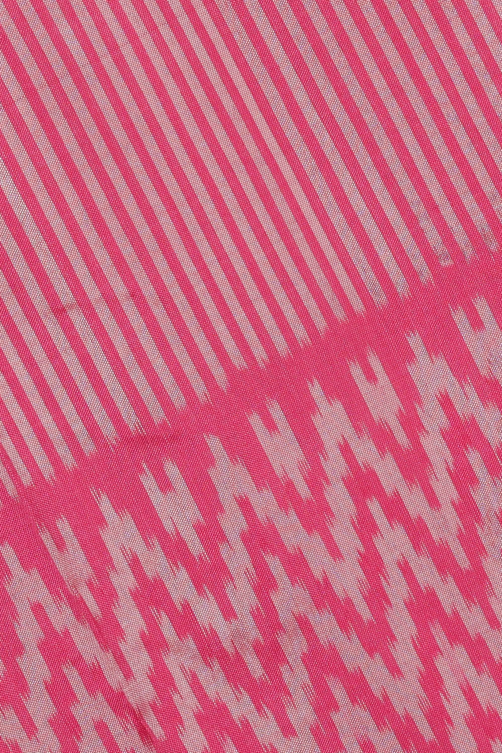 Image of Pochampally Ikat Silk Pink Saree