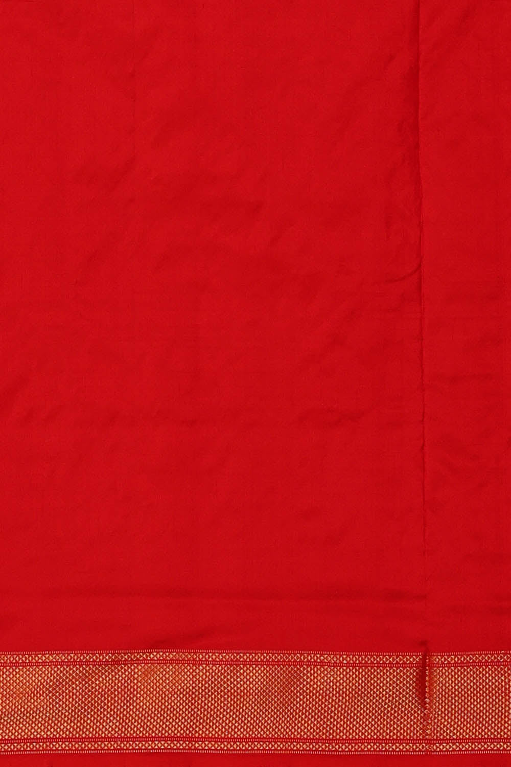 Image of Pochampally Ikat Silk Red Saree