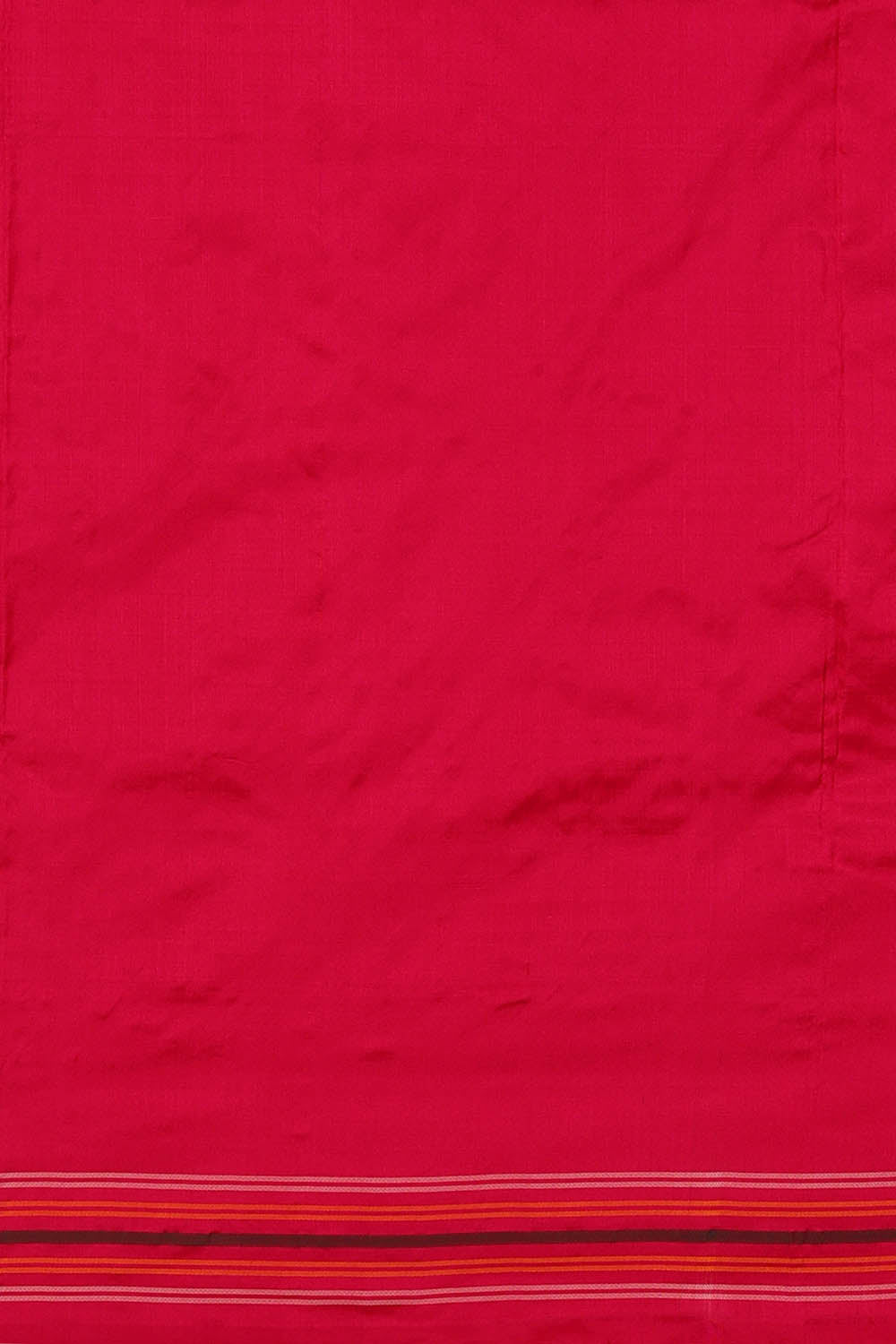 Image of Pochampally Ikat Twill Silk Pink Saree