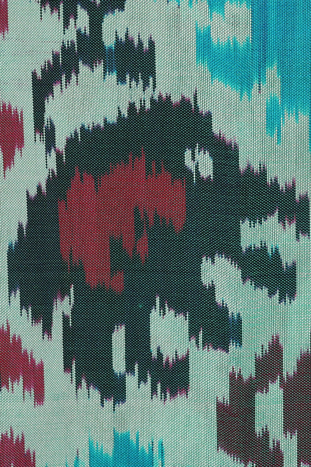Image of Pochampally Ikat Silk Blue Saree