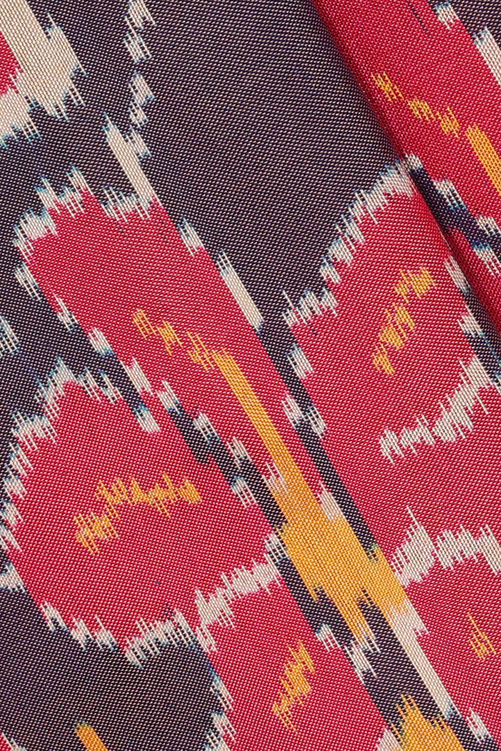 Image of Pochampally Ikat Silk Violet Saree