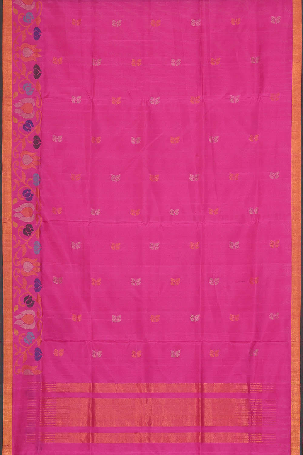 Image of Lavender-pink Uppada Silk Saree
