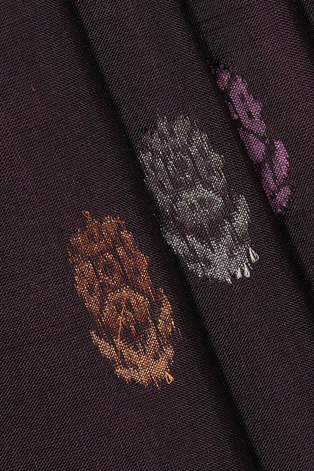 Image of Black Uppada Silk Saree