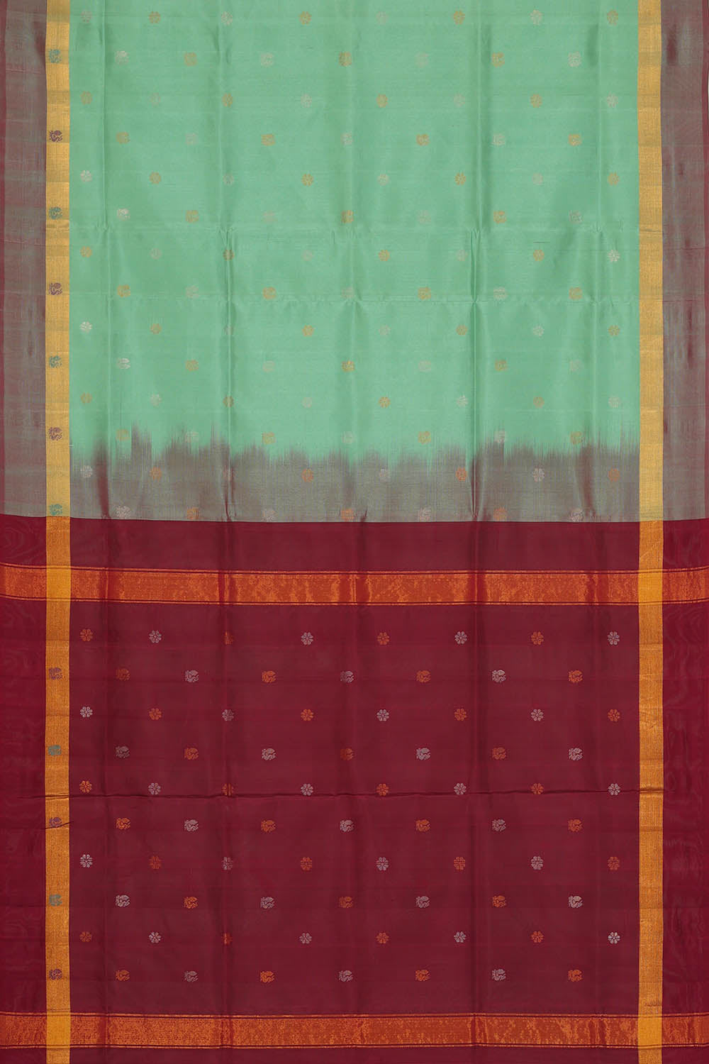 Image of Pond-Blue Uppada Silk Saree