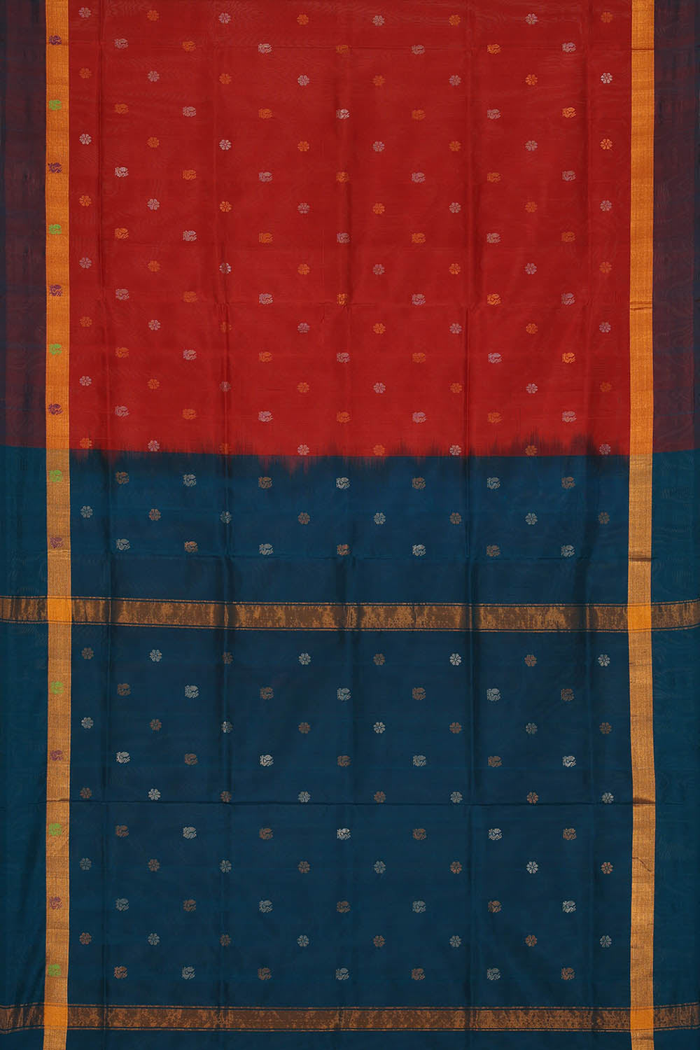 Image of Maroon Uppada Silk Saree