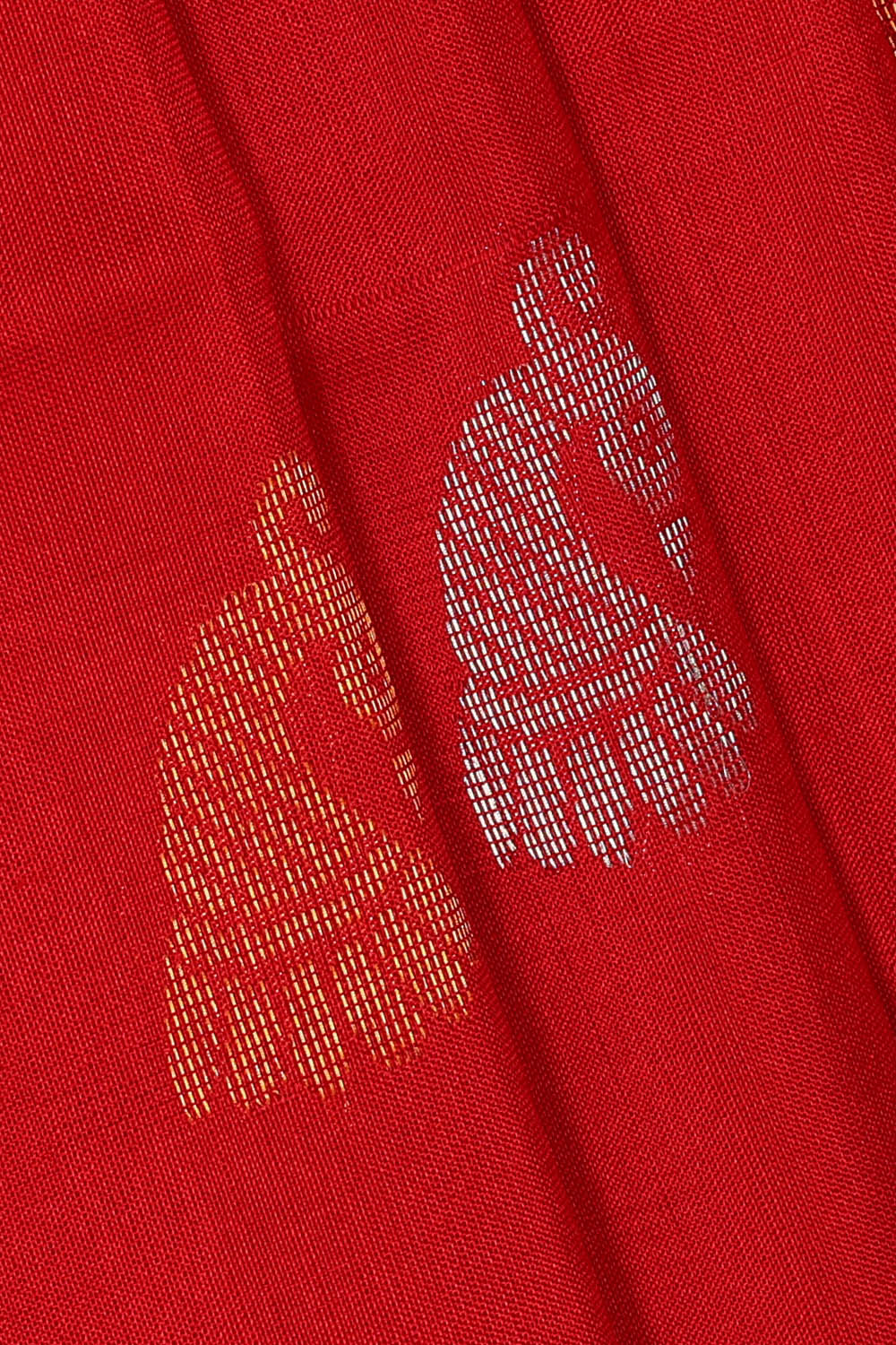 Image of Uppada Silk Red Saree