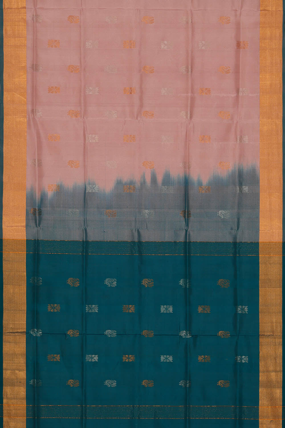 Image of Uppada Silk Light Pink Saree