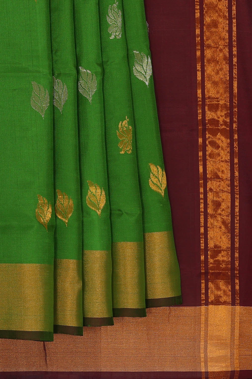 Image of Uppada Silk Light Green Saree