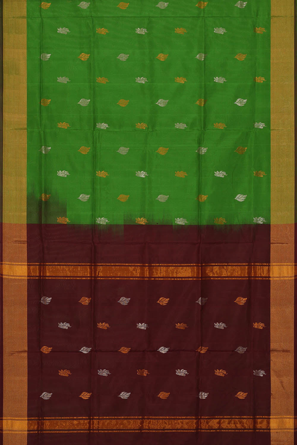 Image of Uppada Silk Light Green Saree
