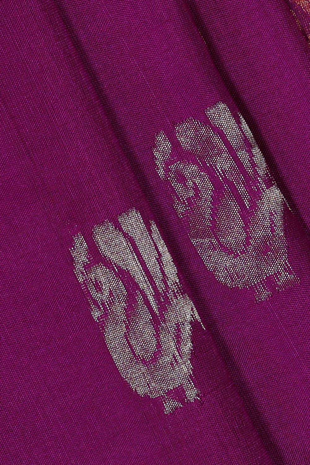 Image of Uppada Silk Purple Saree