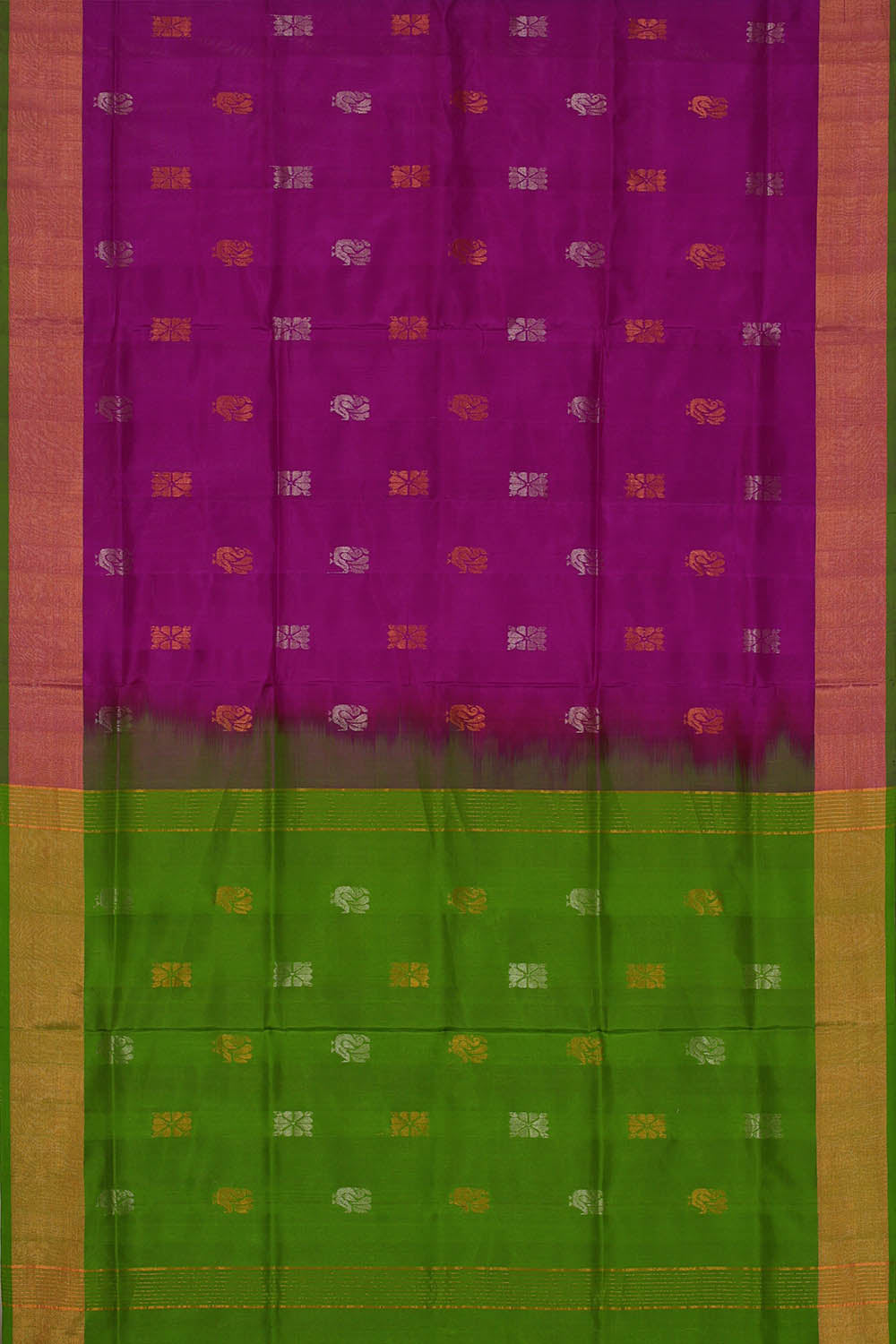 Image of Uppada Silk Purple Saree