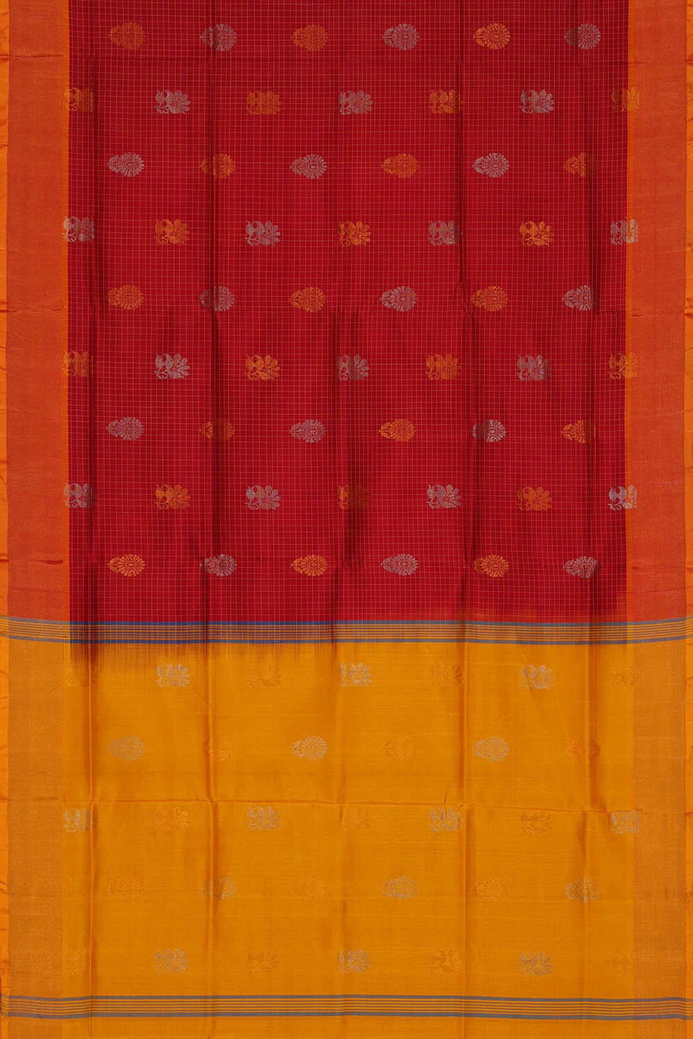 Image of Uppada Silk Maroon Saree