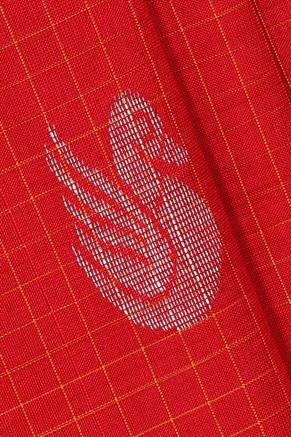 Image of Uppada Silk Red Saree