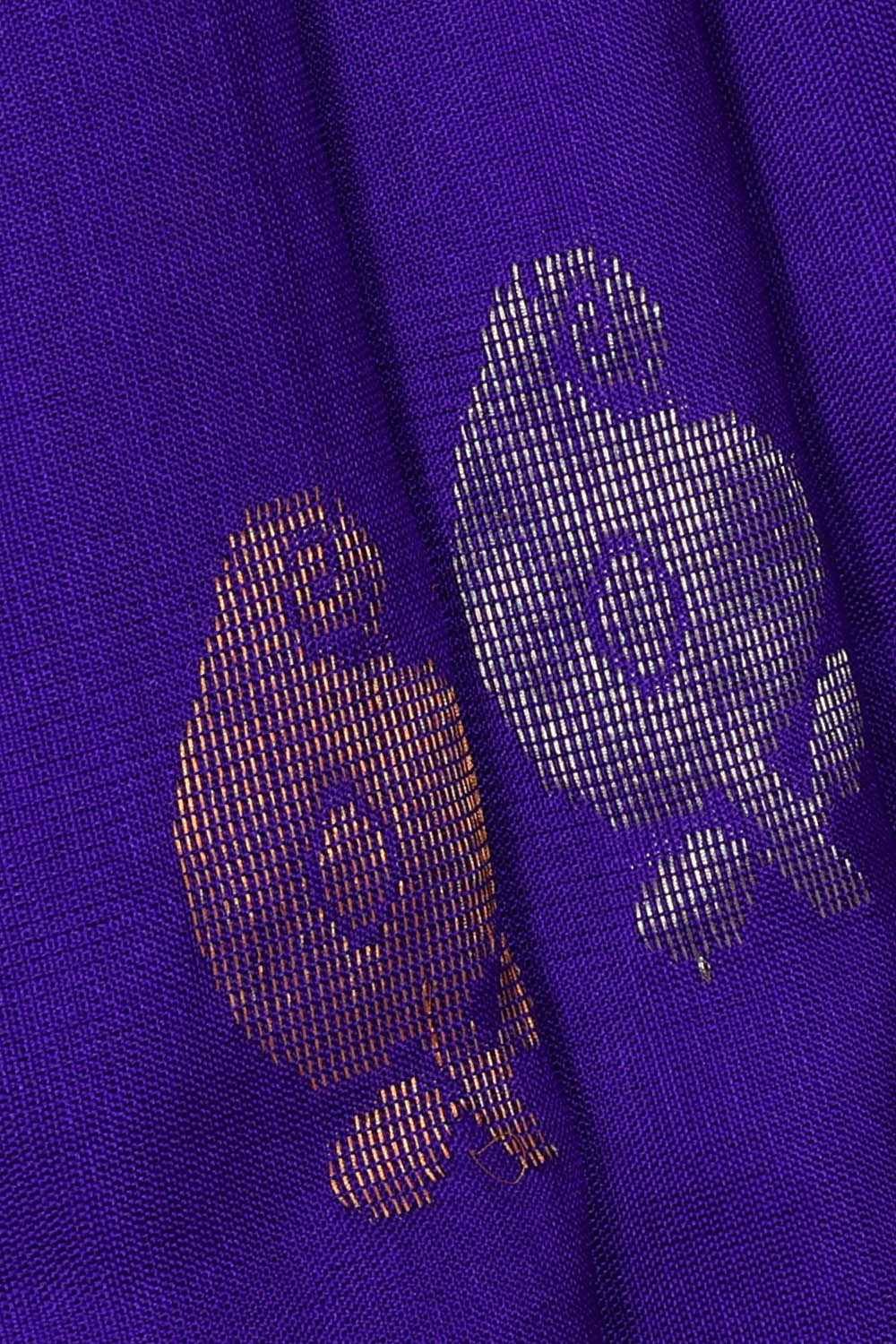 Image of Uppada Silk Blue Saree