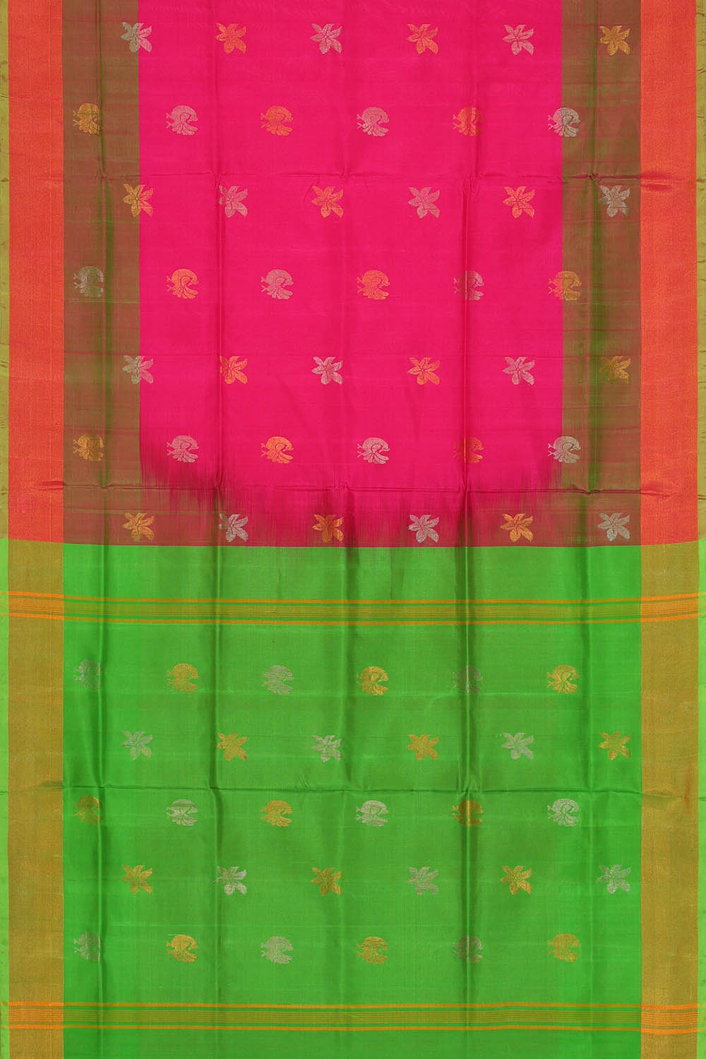 Image of Uppada Silk Pink Saree