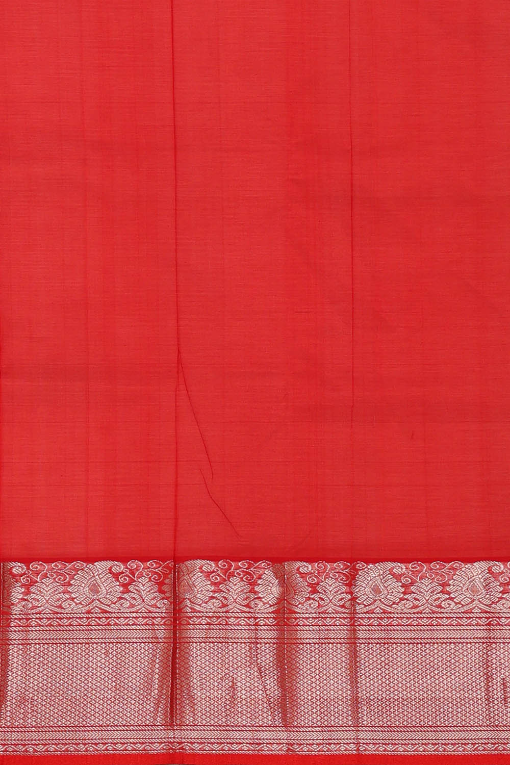 Image of Kuppadam Cotton Silk Green Saree