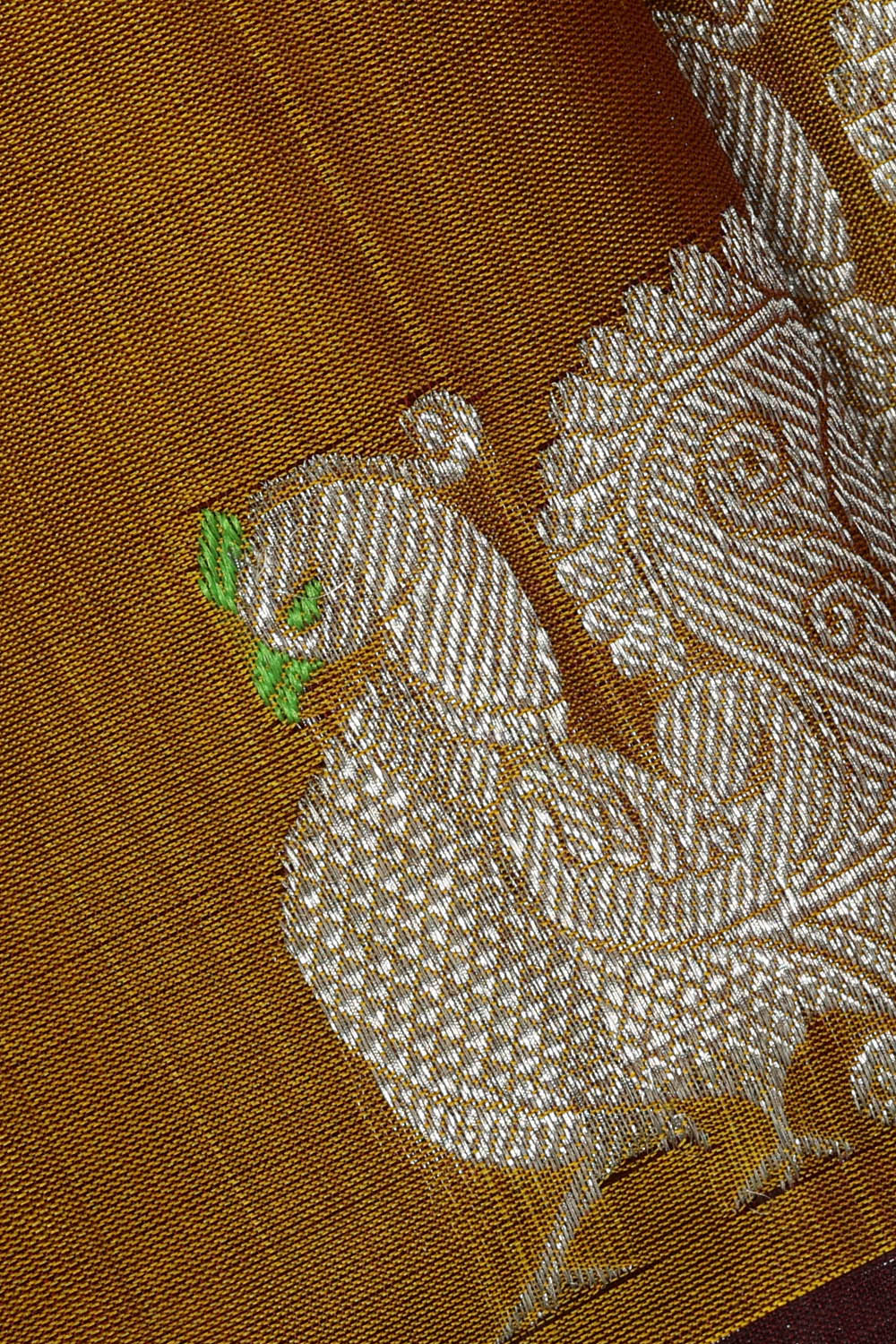 Image of Venkatagiri Silk Green Saree