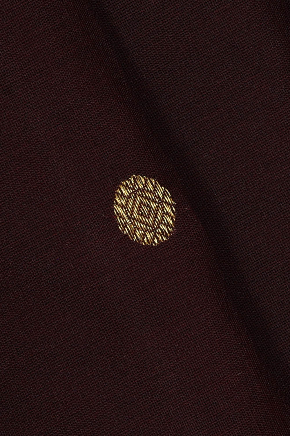 Image of Gadwal Silk Dark Brown Saree