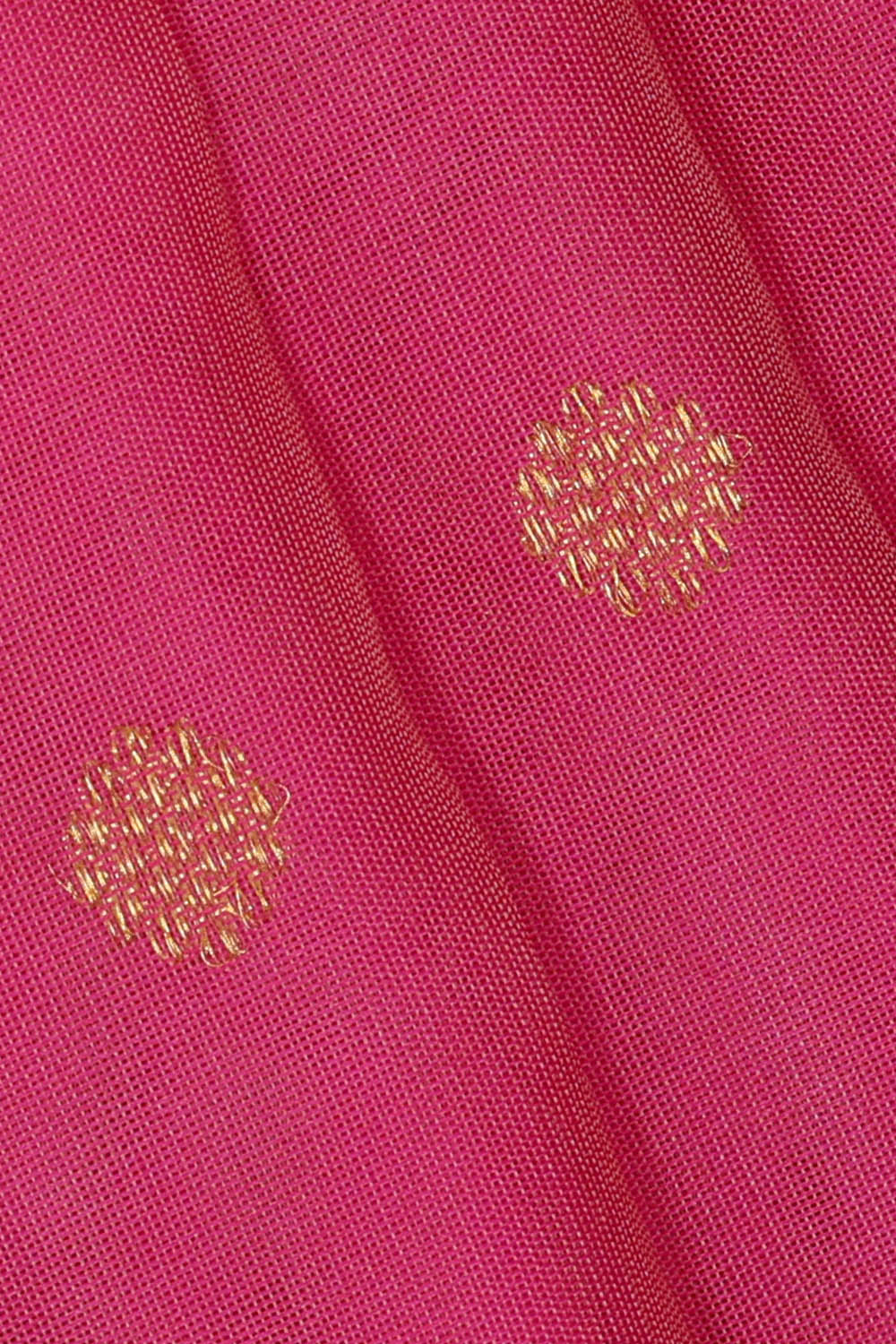 Image of Gadwal Silk Pink Saree