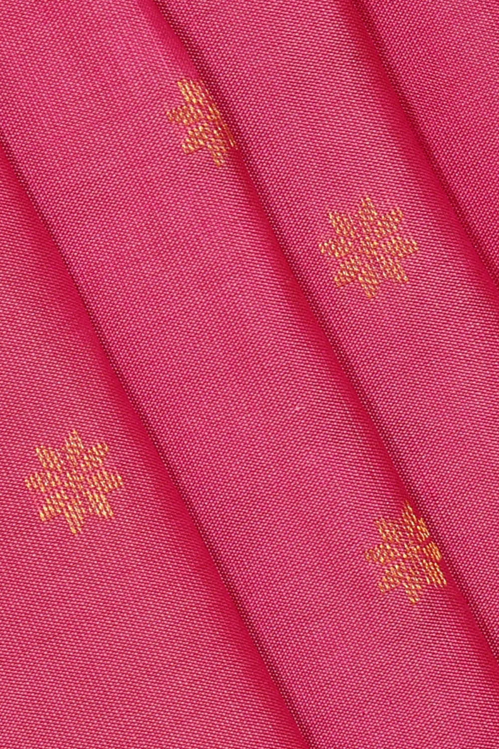 Image of Gadwal Silk Pink Saree