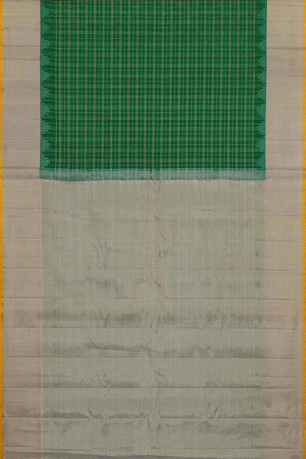 Image of Gadwal Silk Green Saree