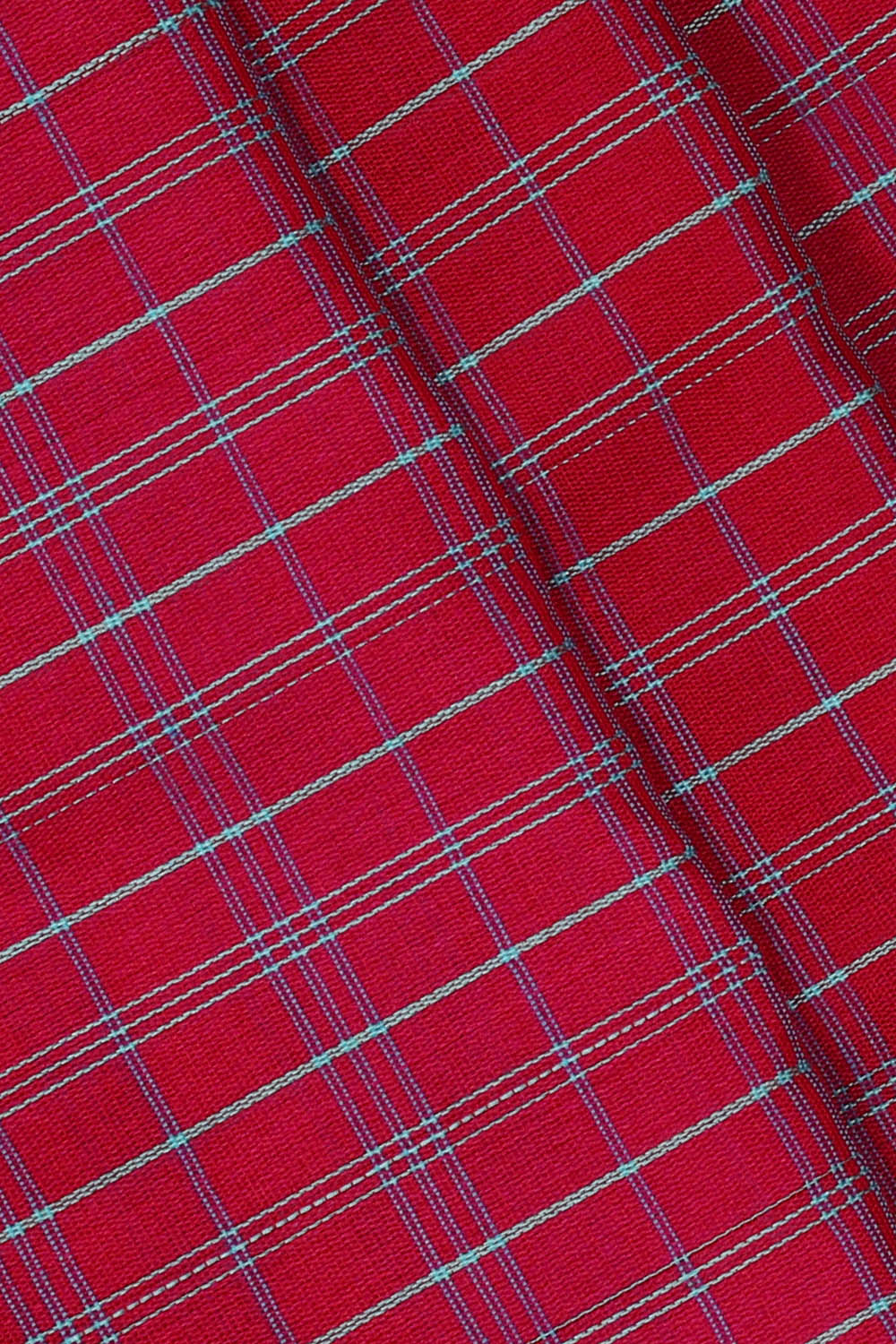 Image of Pink Gadwal Silk Kattam Saree