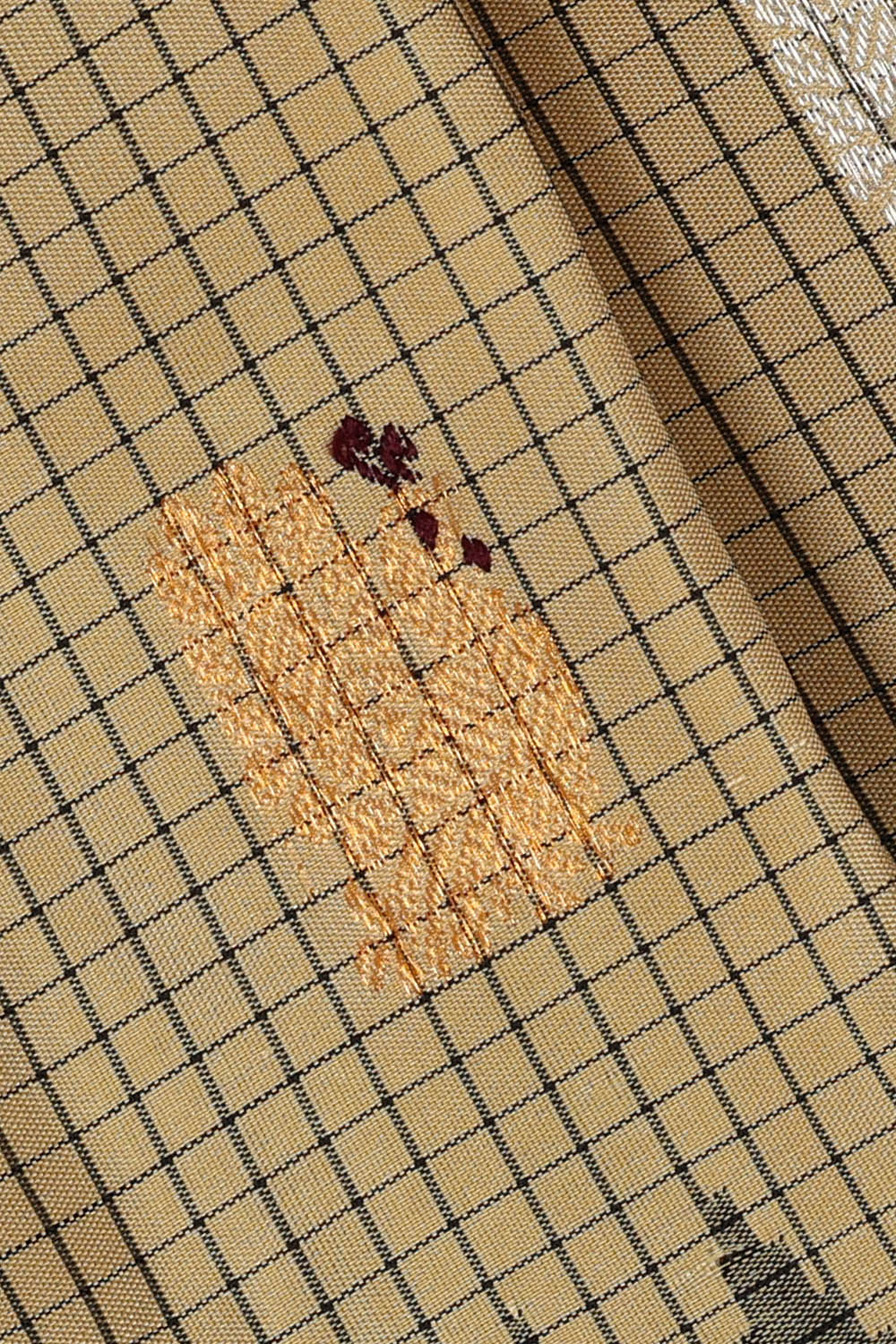 Image of Gadwal Silk Beige Saree