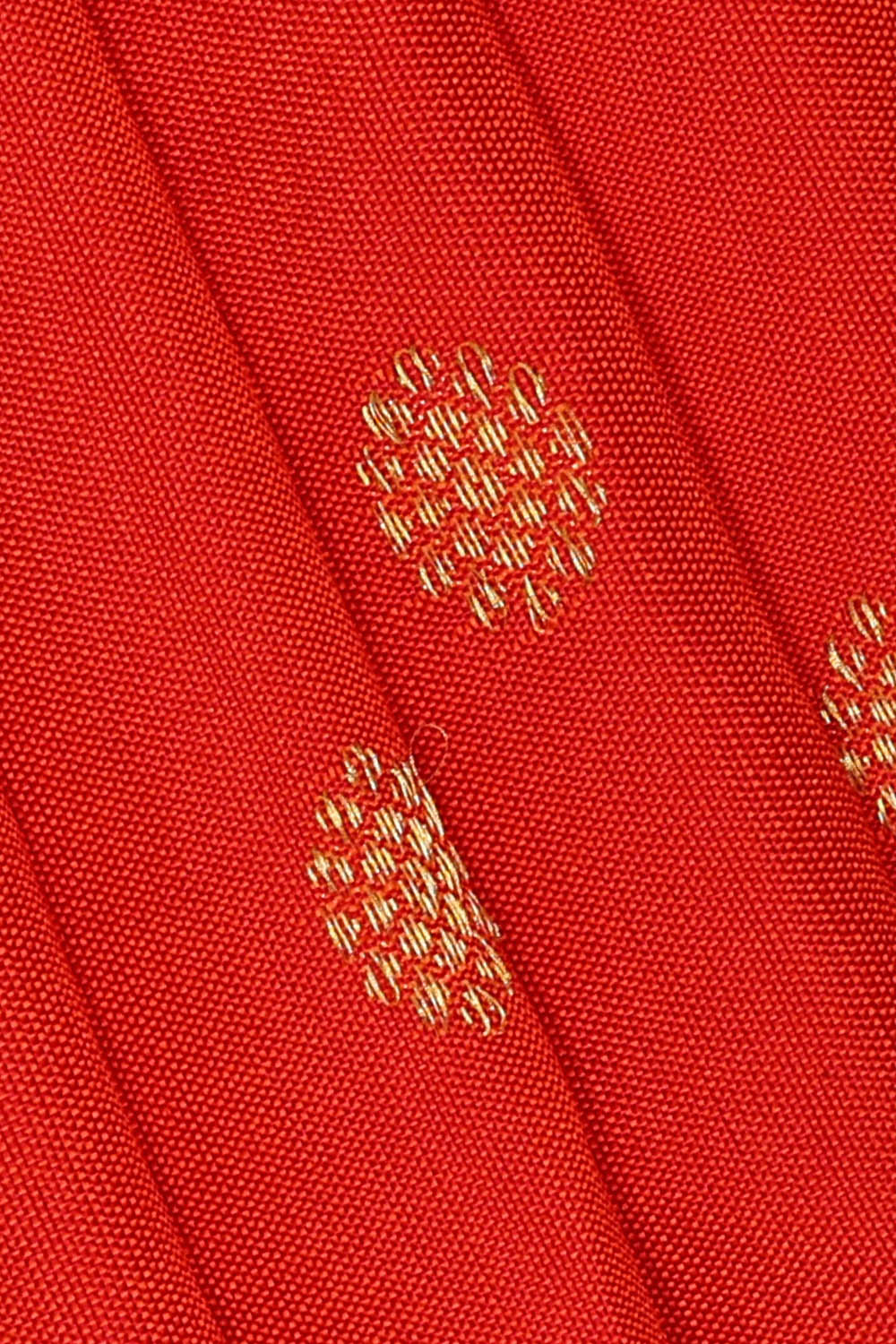 Image of Gadwal Silk Orange Saree